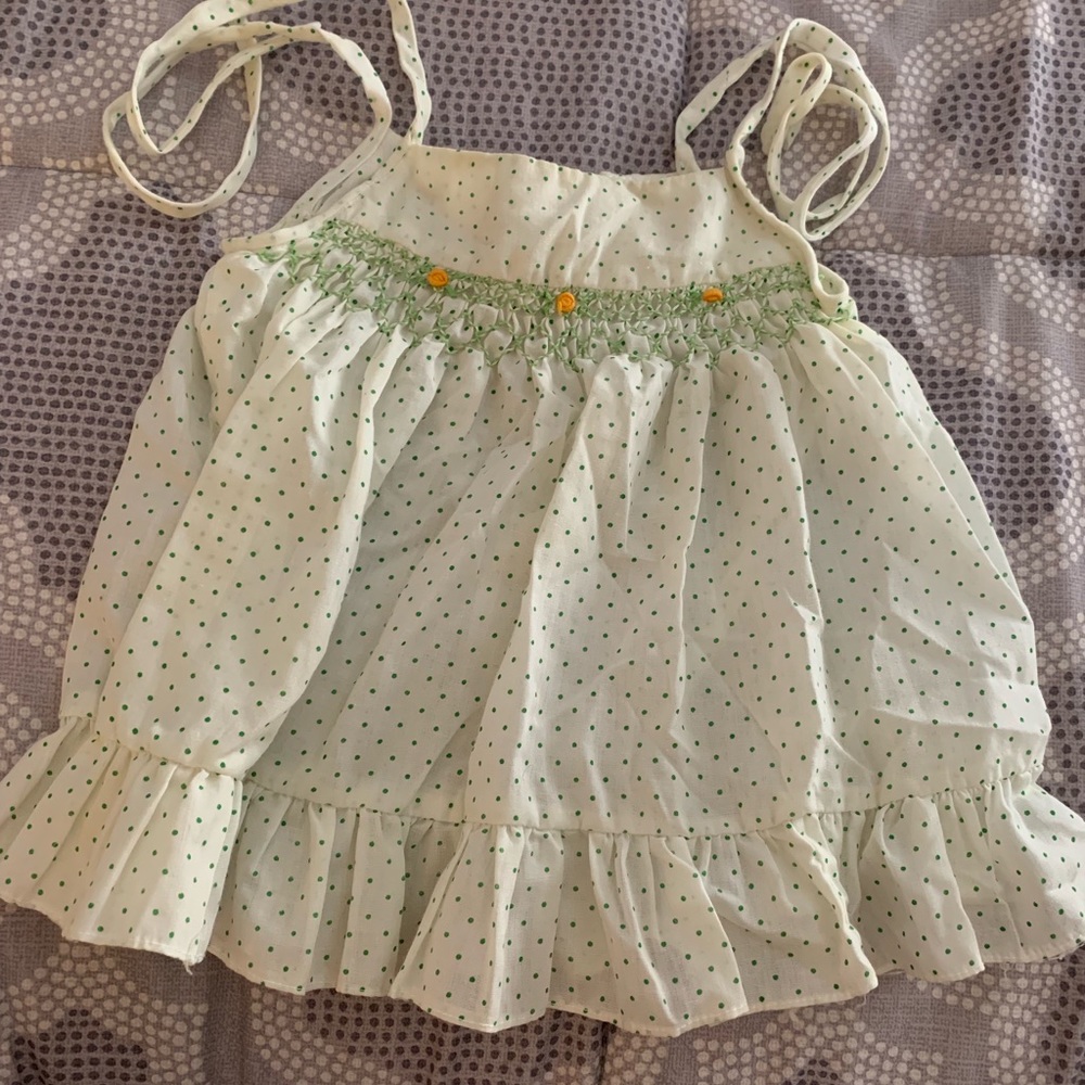 Green Flower Dress